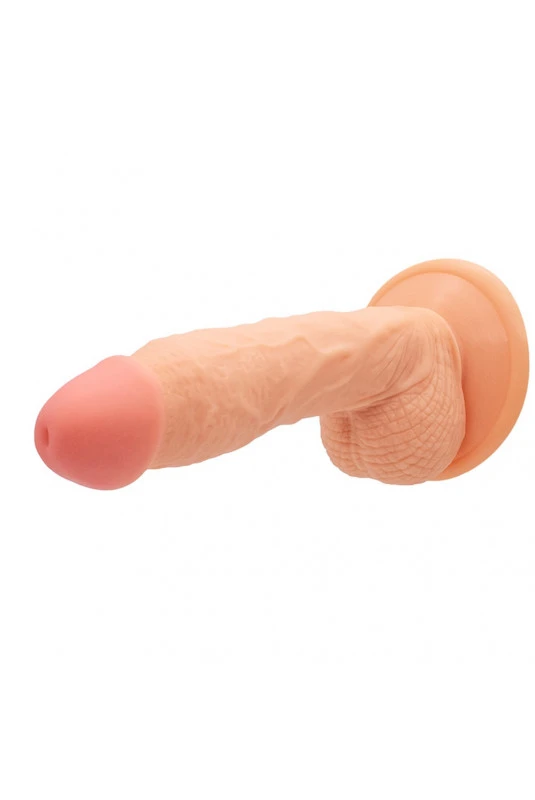 Gode Ventouse Réaliste Chair Testicules 18 X 4 Cm – Image 2