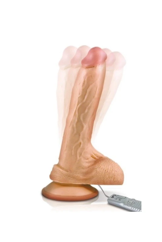 Gode Vibrant à Ventouse 21 Cm Chair – Image 2