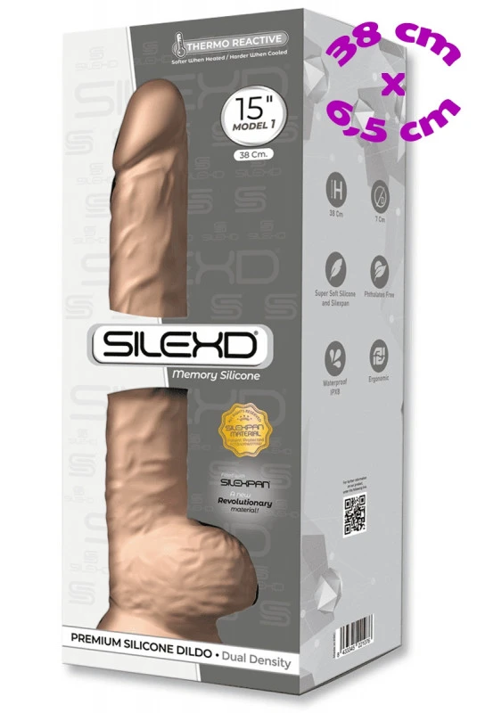 Gros Gode Ventouse 38 X 6,5 Cm Réaliste Chair Thermo Réactif – Image 2