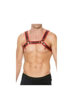 Harnais Buckle Bulldog Rouge - Ouch!