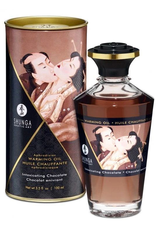 Huile Chauffante Aphrodisiaque Comestible Chocolat Enivrant