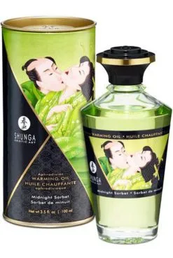 Huile Chauffante Aphrodisiaque Comestible Sorbet De Minuit