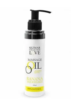 Huile De Massage Comestible Milkshake Banane 100ml