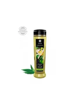 Huile Massage Bio Thé Vert Exotique Shunga