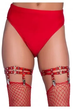 Jarretières Rouge Coeur