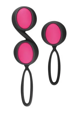 Kit 3 Boules De Geisha Rose Et Noir