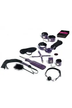 Kit Bdsm Sm Master Slave Purple Premium