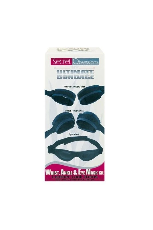 Kit Ultimate Bondage Menottes Masque – Image 2