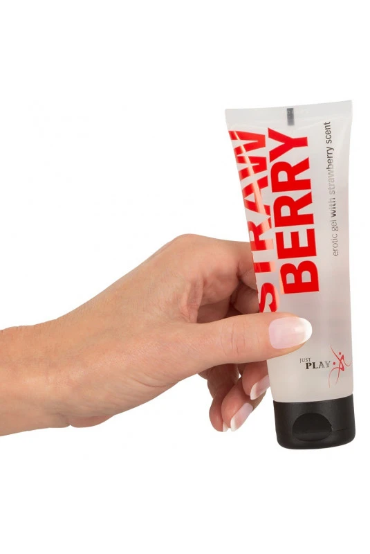 Lubrifiant Base Eau Arôme Fraise Végétalien – Image 2