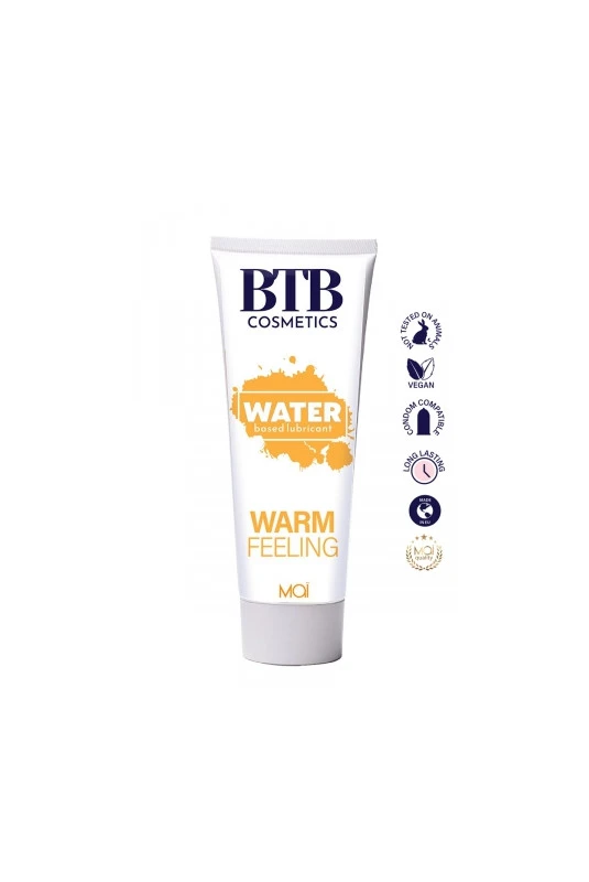 Lubrifiant Chauffant Base Eau 100 Ml - BTB
