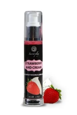 Lubrifiant Huile De Massage Fraise à La Crème Chauffant