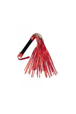 Martinet BDSM SM Fetish Bicolore Noir Et Rouge