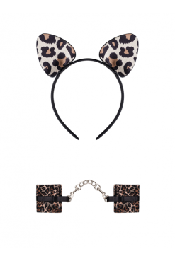 Menottes Et Serre Tête Avec Oreilles Tigre