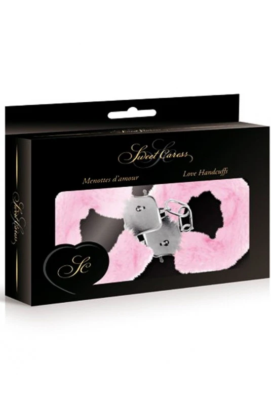 Menottes Fourrure Roses Avec Sécurité – Image 2