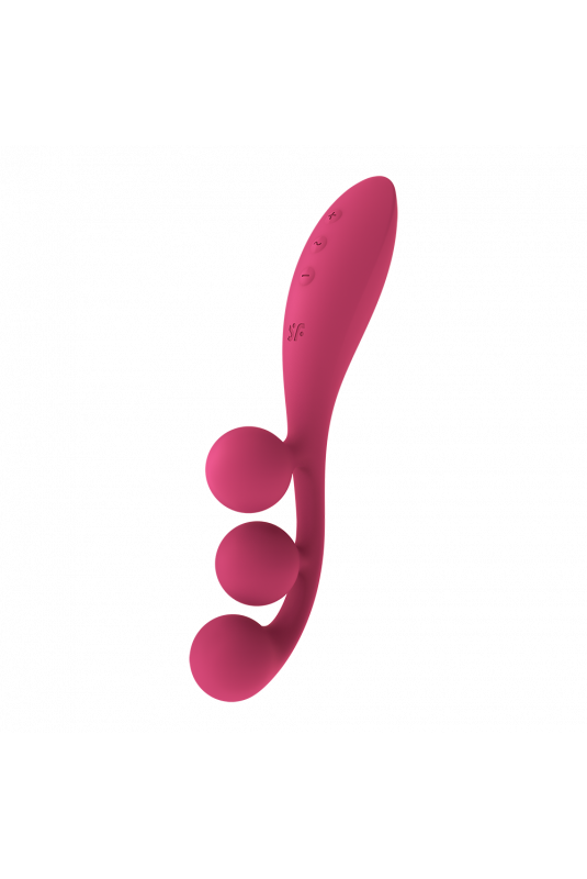 Multi-vibromasseur Satisfyer Tri Ball 1 Rouge – Image 2