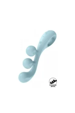 Multi-vibromasseur Satisfyer Tri Ball 2 Bleu