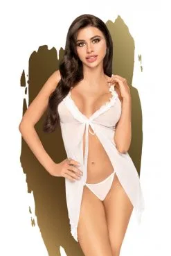 Nuisette After Sunset Babydoll Blanche