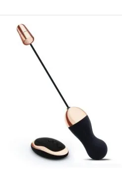 Oeuf Vibrant 10 Vitesses USB Noir