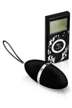 Oeuf Vibrant Noir 10 Vitesses Télécommande écran LCD