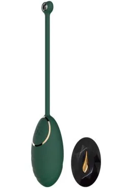 Oeuf Vibrant Puissant Télécommandé USB Vert