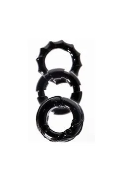 Pack 3 Cockrings Stretchy By Malesation
