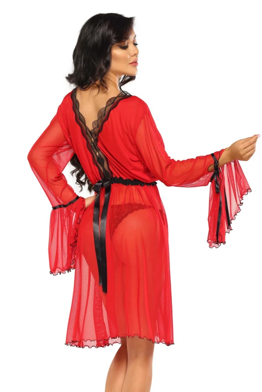 Peignoir Valentina Rouge – Image 5