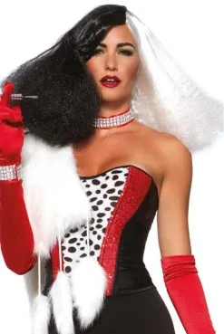 Perruque Disco Cruella