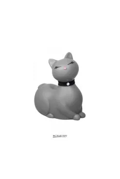 Petit Chat Vibrant De Voyage Gris