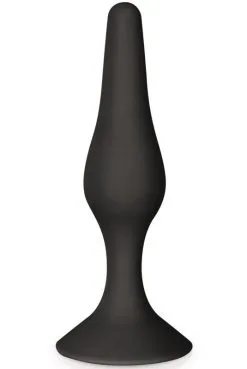 Plug Anal 15cm Ventouse Noir