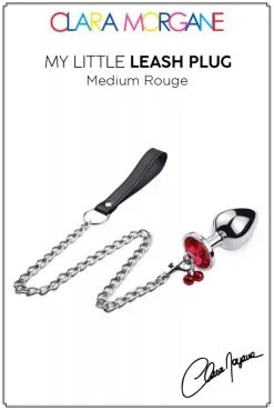 Plug Anal Bijou Clochettes Et Laisse Medium