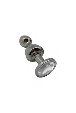 Plug Anal Bijou LollyPop Transparent Taille L