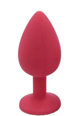 Plug Anal Bijou Rouge Medium 8cm