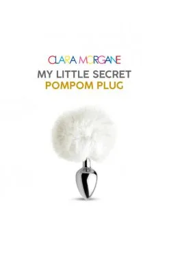 Plug Anal Pompom Blanc Clara Morgane