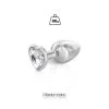 Plug Bijou Coeur Aluminium Taille M