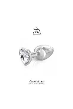 Plug Bijou Coeur Aluminium Taille M