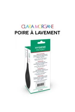 Poire à Lavement Noir Clara Morgane