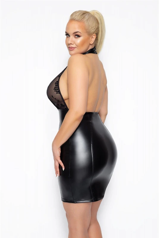 Robe Fetish Grande Taille Courte Zipée Queen Size – Image 2