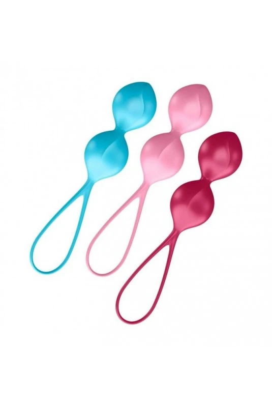Set De 3 Boules De Geisha Satisfyer Balls Duo Expérimenté
