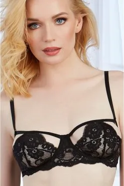 Soutien Gorge Ajouré Noir