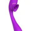 Stimulateur Clitoris Langue Et Vibro 2 En 1 Flexible Violet