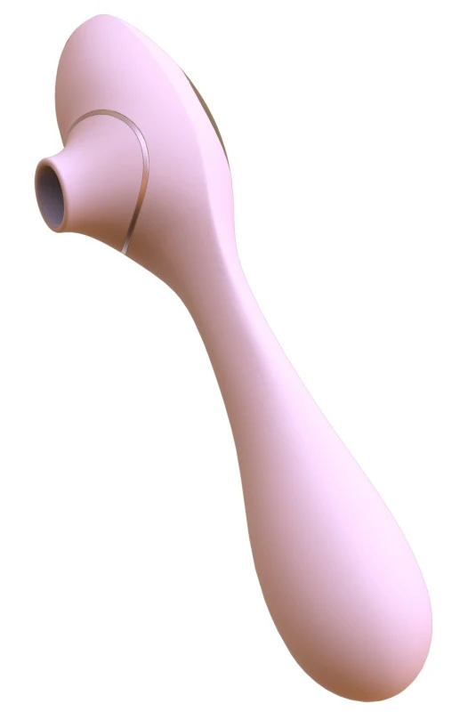 Stimulateur Clitoris Succion Et Vibro Point G 2 En 1 Flexible Rose – Image 2