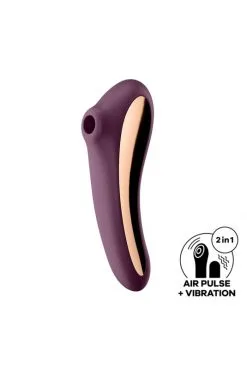 Stimulateur Dual Kiss Rouge