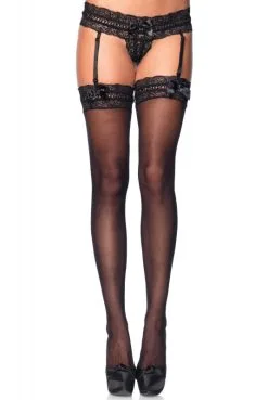 String Porte Jarretelles & Bas Leg Avenue