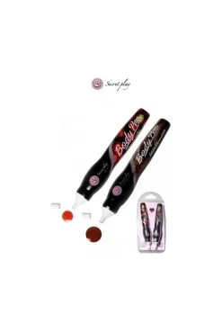 Stylos Comestibles Fraise Et Chocolat X2
