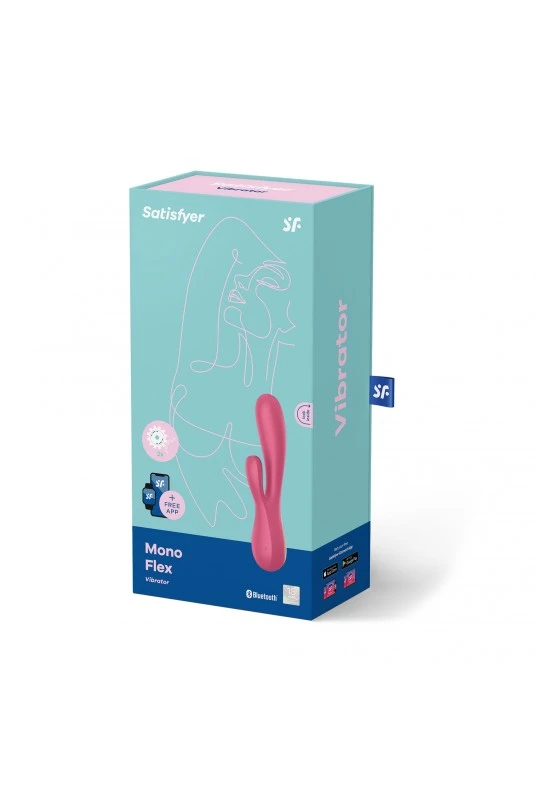 Vibro Connecté Satisfyer Mono Flex Rouge – Image 4
