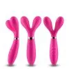 Vibro Couple Wand Y Avec 3 Moteurs Rose