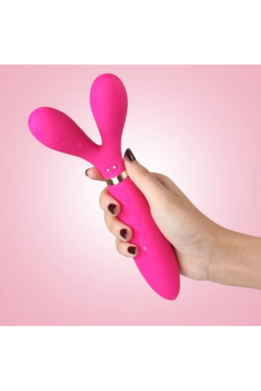 Vibro Couple Wand Y Avec 3 Moteurs Rose – Image 10