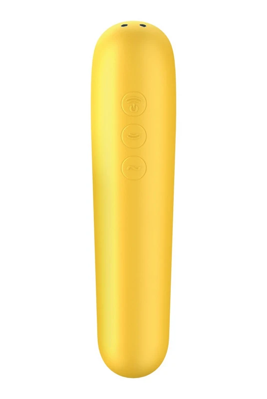 Vibro Et Stimulateur Clitoris Jaune Dual Love Satisfyer – Image 4