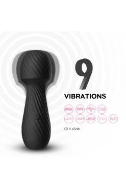 Vibro Puissant Wand Massage Noir