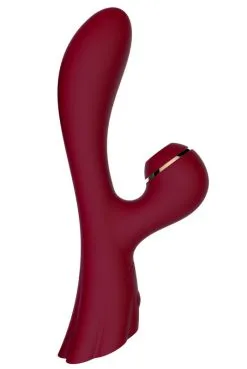 Vibro Rabbit Double Stimulation Point G Et Succion Clito Rouge USB